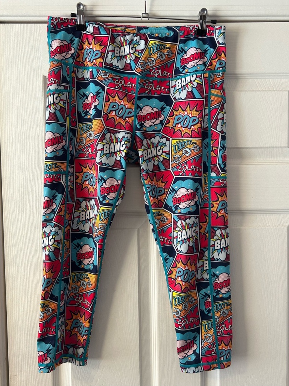 Comic Pop Art Patterned Leggings by CVG